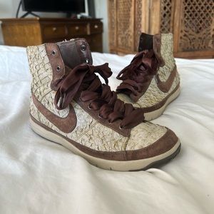 Nike Zoom Blazer Mid Fish Scale. RARE 2006. Unworn. Satin laces. US 6 W. Unique.